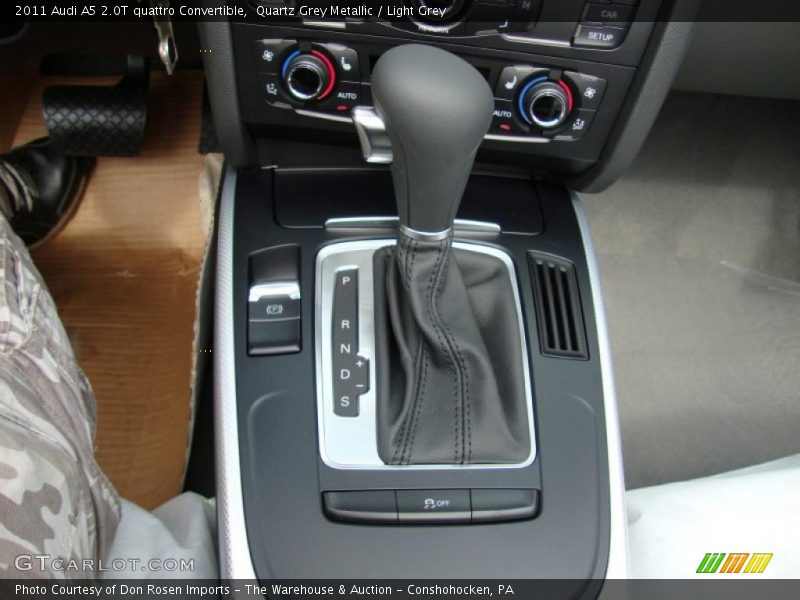 Quartz Grey Metallic / Light Grey 2011 Audi A5 2.0T quattro Convertible