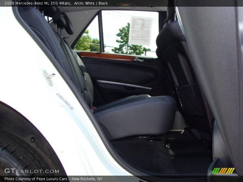 Arctic White / Black 2008 Mercedes-Benz ML 350 4Matic