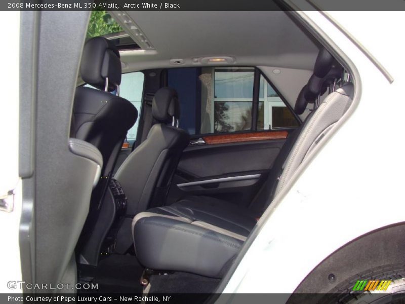 Arctic White / Black 2008 Mercedes-Benz ML 350 4Matic