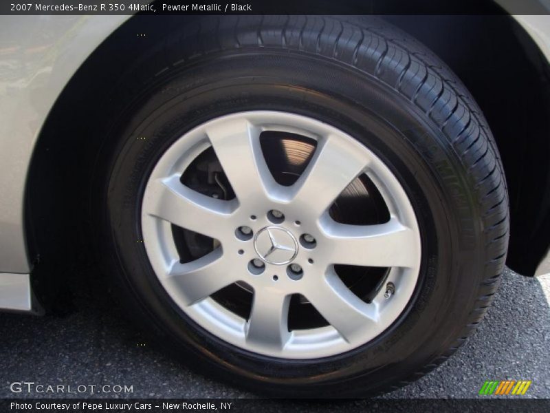 Pewter Metallic / Black 2007 Mercedes-Benz R 350 4Matic