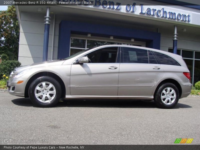 Pewter Metallic / Black 2007 Mercedes-Benz R 350 4Matic