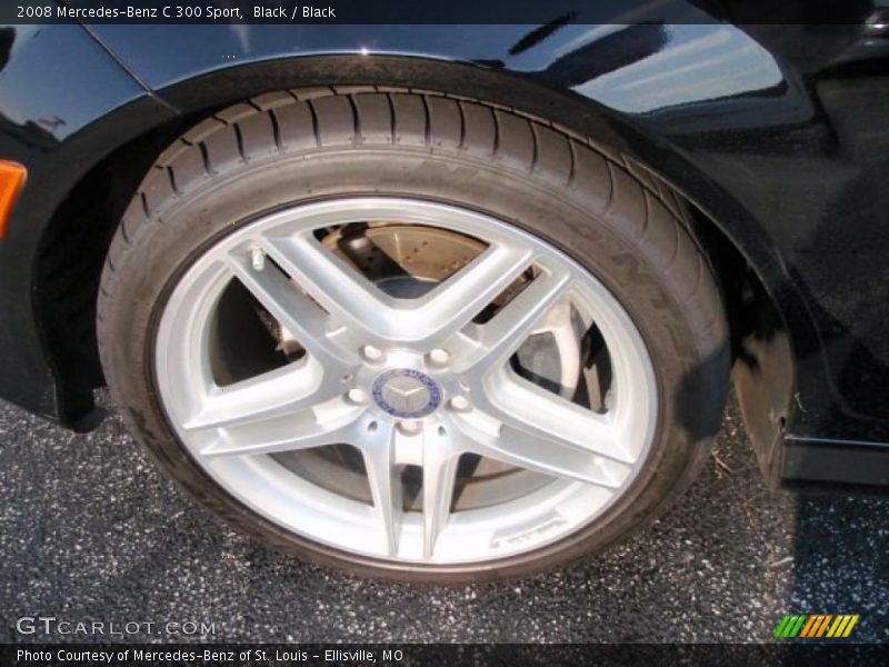 Black / Black 2008 Mercedes-Benz C 300 Sport