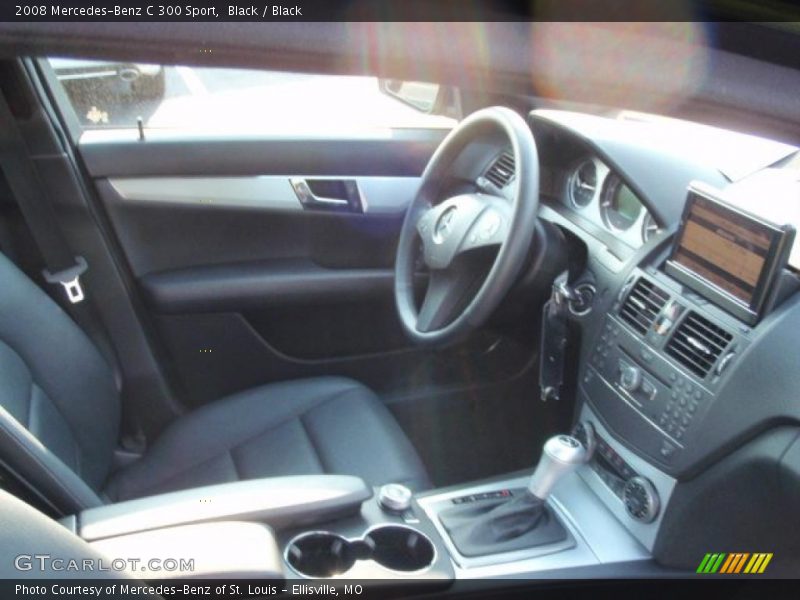 Black / Black 2008 Mercedes-Benz C 300 Sport