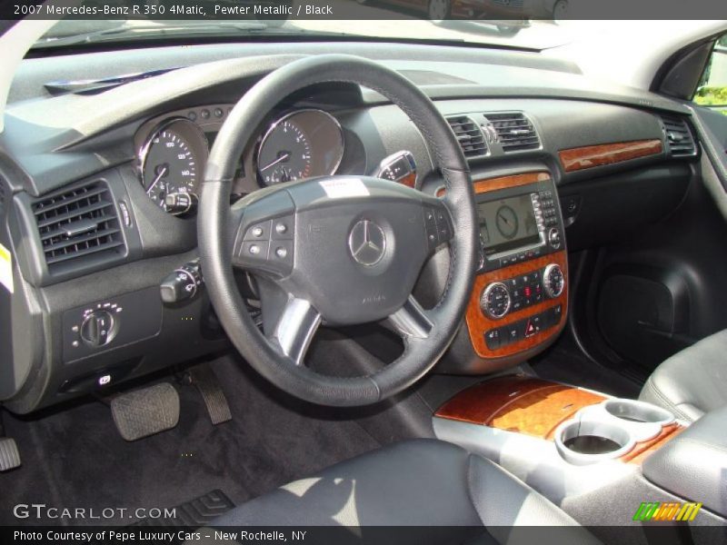 Pewter Metallic / Black 2007 Mercedes-Benz R 350 4Matic