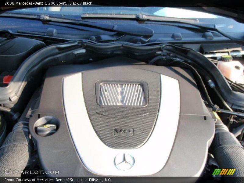 Black / Black 2008 Mercedes-Benz C 300 Sport