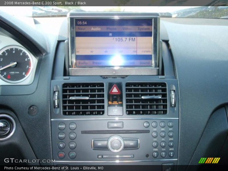 Black / Black 2008 Mercedes-Benz C 300 Sport