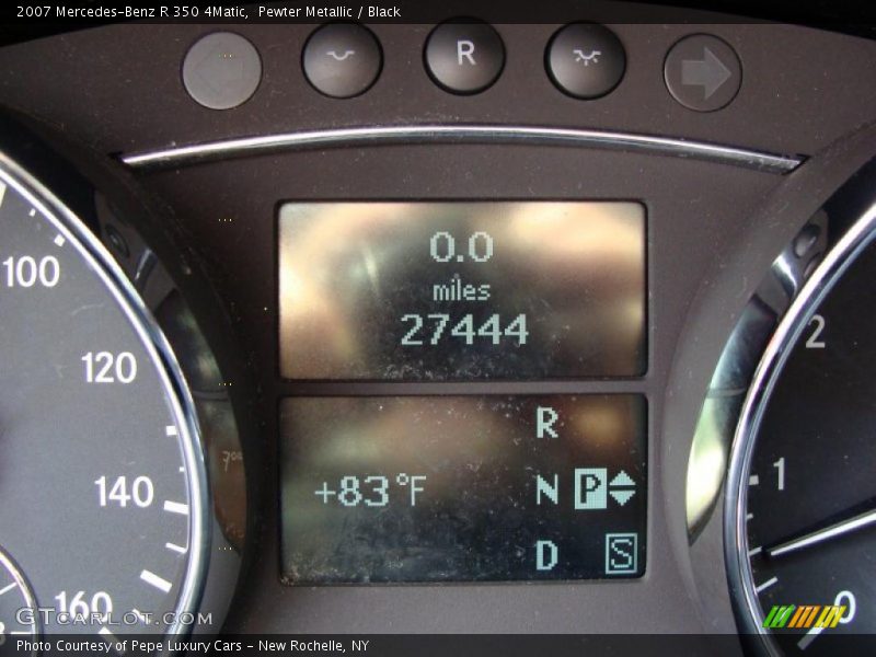 Pewter Metallic / Black 2007 Mercedes-Benz R 350 4Matic