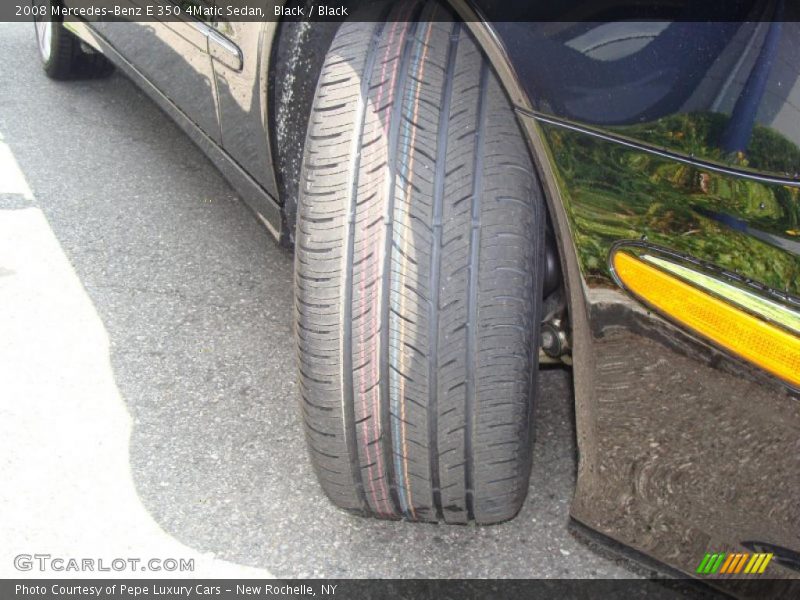 Black / Black 2008 Mercedes-Benz E 350 4Matic Sedan