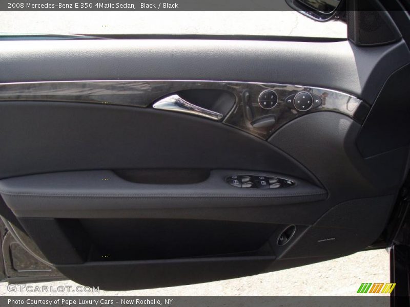 Black / Black 2008 Mercedes-Benz E 350 4Matic Sedan
