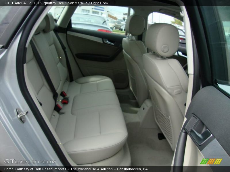 Ice Silver Metallic / Light Grey 2011 Audi A3 2.0 TFSI quattro