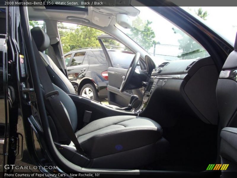 Black / Black 2008 Mercedes-Benz E 350 4Matic Sedan