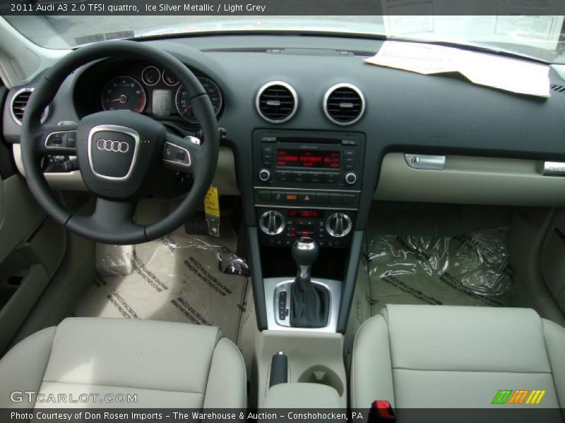 Ice Silver Metallic / Light Grey 2011 Audi A3 2.0 TFSI quattro