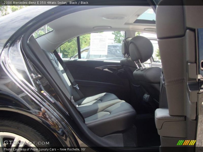 Black / Black 2008 Mercedes-Benz E 350 4Matic Sedan