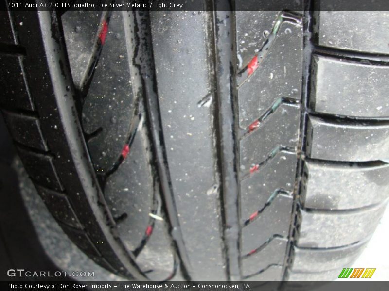 Ice Silver Metallic / Light Grey 2011 Audi A3 2.0 TFSI quattro