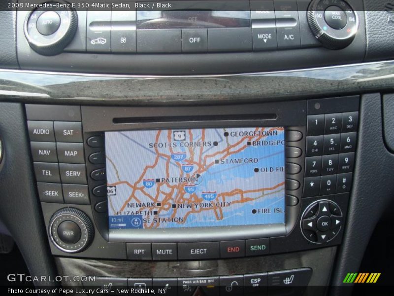 Black / Black 2008 Mercedes-Benz E 350 4Matic Sedan