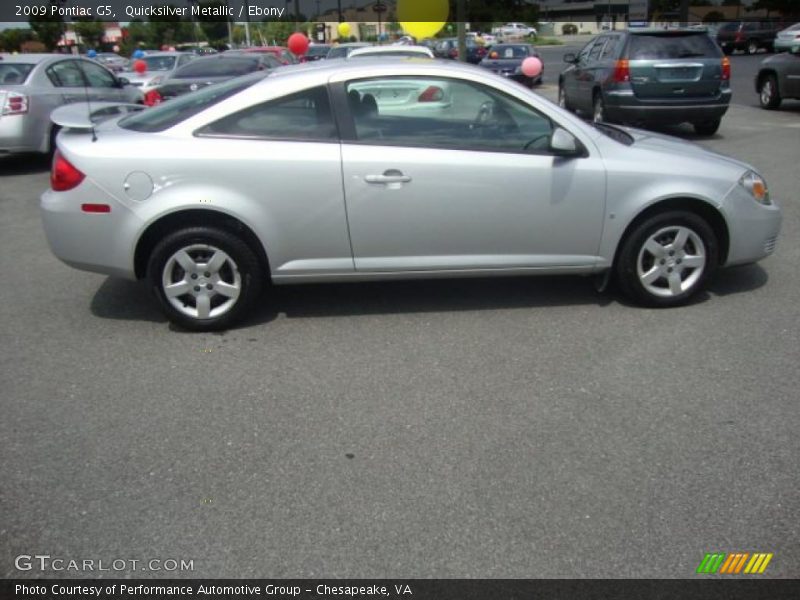 Quicksilver Metallic / Ebony 2009 Pontiac G5