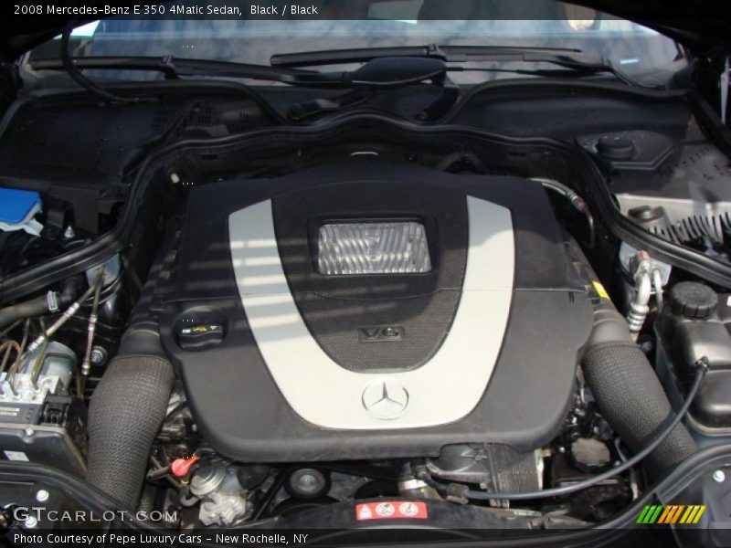 Black / Black 2008 Mercedes-Benz E 350 4Matic Sedan