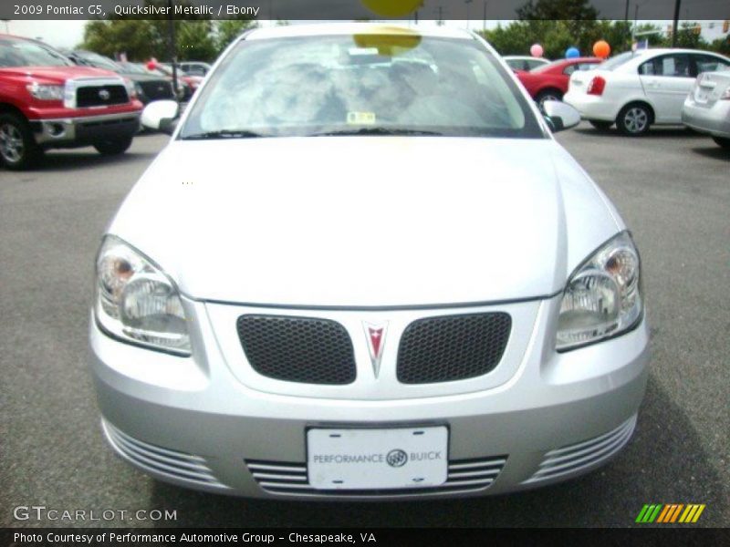 Quicksilver Metallic / Ebony 2009 Pontiac G5