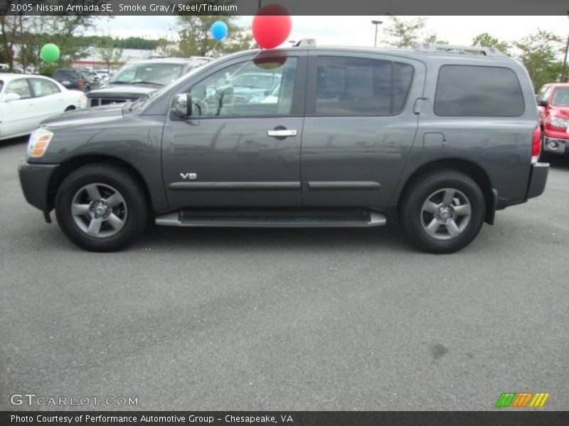 Smoke Gray / Steel/Titanium 2005 Nissan Armada SE