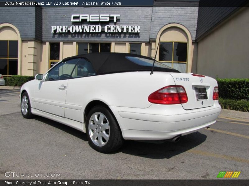 Alabaster White / Ash 2003 Mercedes-Benz CLK 320 Cabriolet