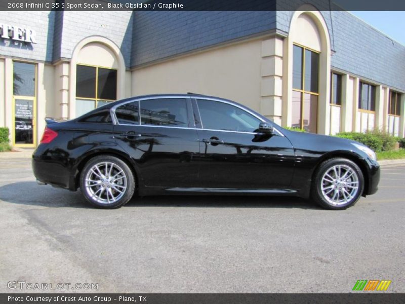 Black Obsidian / Graphite 2008 Infiniti G 35 S Sport Sedan