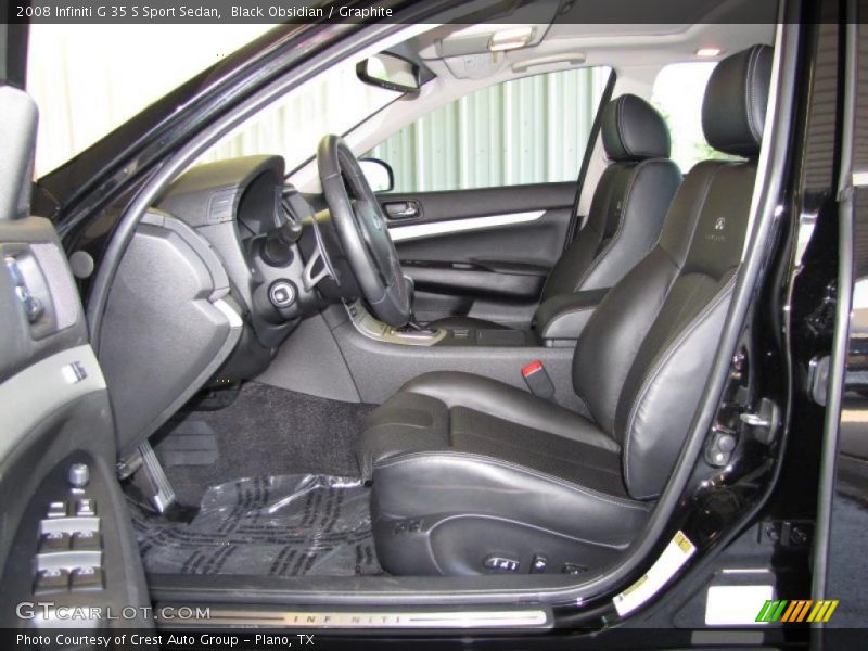 Black Obsidian / Graphite 2008 Infiniti G 35 S Sport Sedan