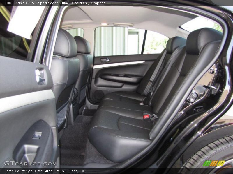 Black Obsidian / Graphite 2008 Infiniti G 35 S Sport Sedan