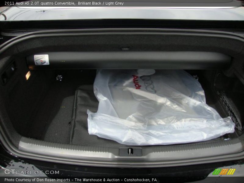 Brilliant Black / Light Grey 2011 Audi A5 2.0T quattro Convertible