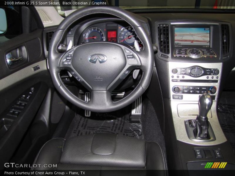 Black Obsidian / Graphite 2008 Infiniti G 35 S Sport Sedan
