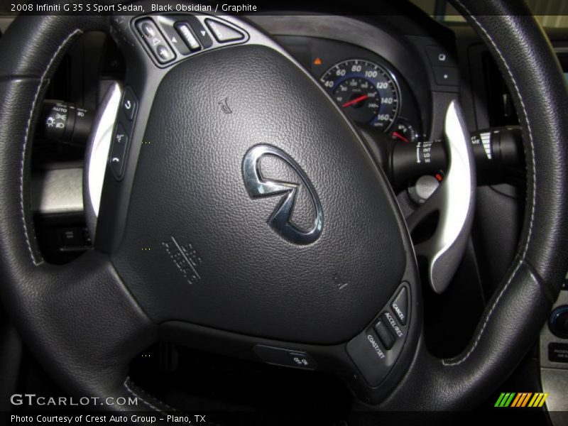 Black Obsidian / Graphite 2008 Infiniti G 35 S Sport Sedan