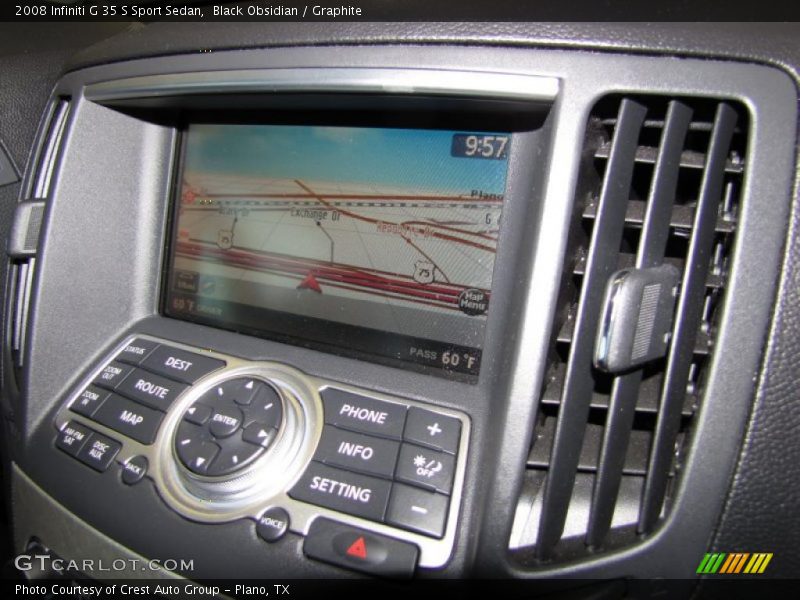 Black Obsidian / Graphite 2008 Infiniti G 35 S Sport Sedan