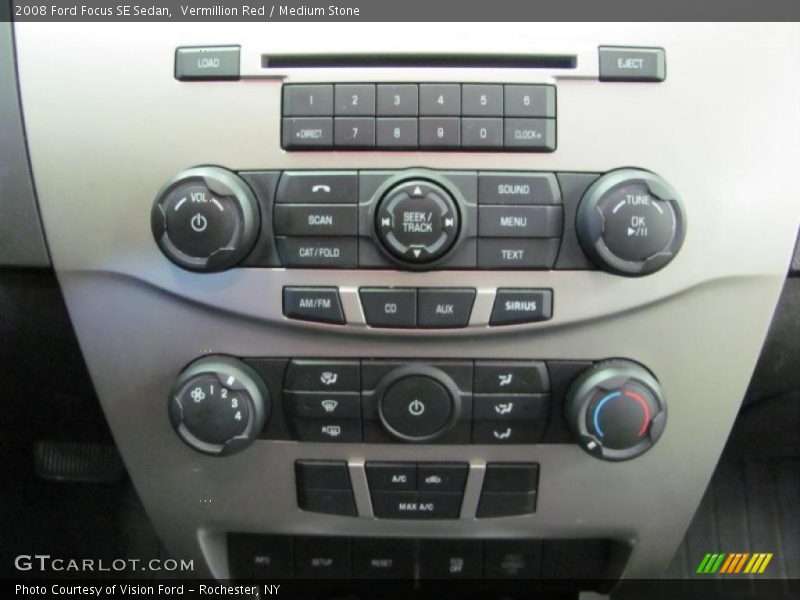 Vermillion Red / Medium Stone 2008 Ford Focus SE Sedan