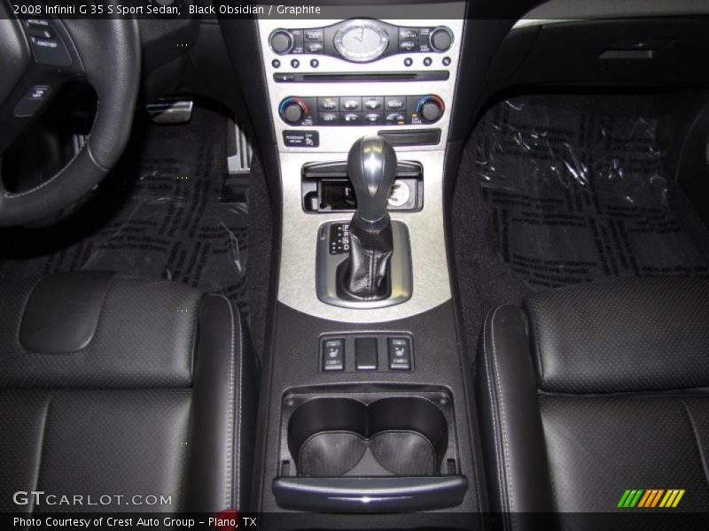 Black Obsidian / Graphite 2008 Infiniti G 35 S Sport Sedan