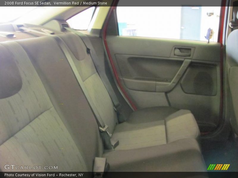 Vermillion Red / Medium Stone 2008 Ford Focus SE Sedan