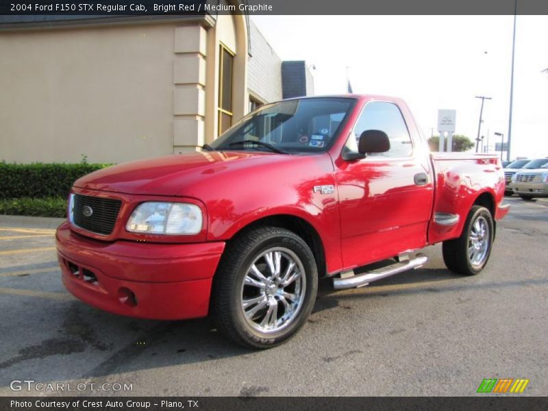 Bright Red / Medium Graphite 2004 Ford F150 STX Regular Cab