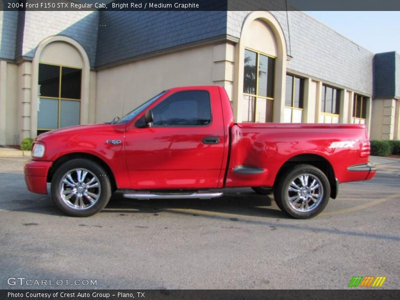 Bright Red / Medium Graphite 2004 Ford F150 STX Regular Cab