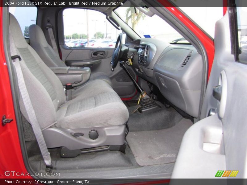 Bright Red / Medium Graphite 2004 Ford F150 STX Regular Cab