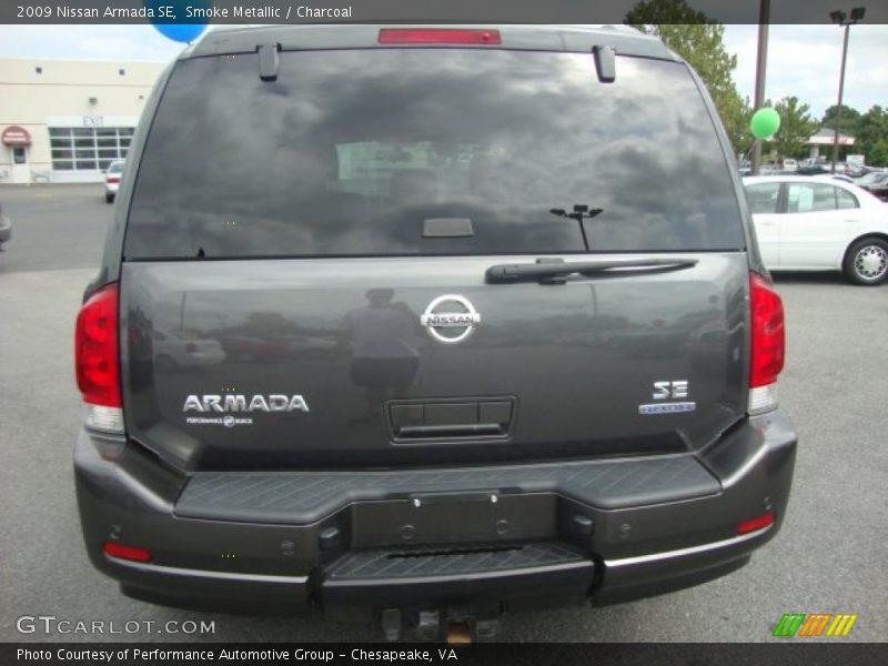 Smoke Metallic / Charcoal 2009 Nissan Armada SE