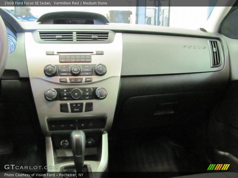 Vermillion Red / Medium Stone 2008 Ford Focus SE Sedan