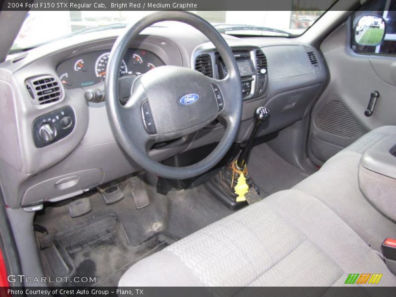 Bright Red / Medium Graphite 2004 Ford F150 STX Regular Cab