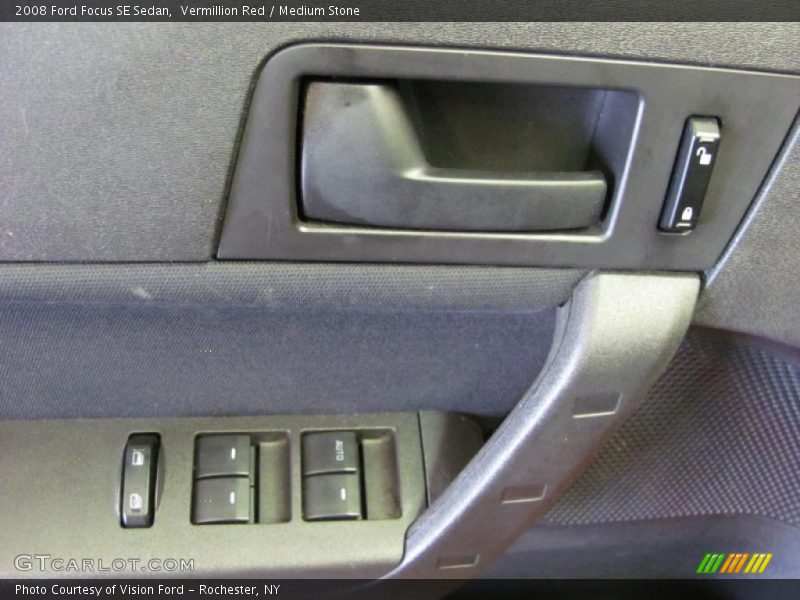 Vermillion Red / Medium Stone 2008 Ford Focus SE Sedan