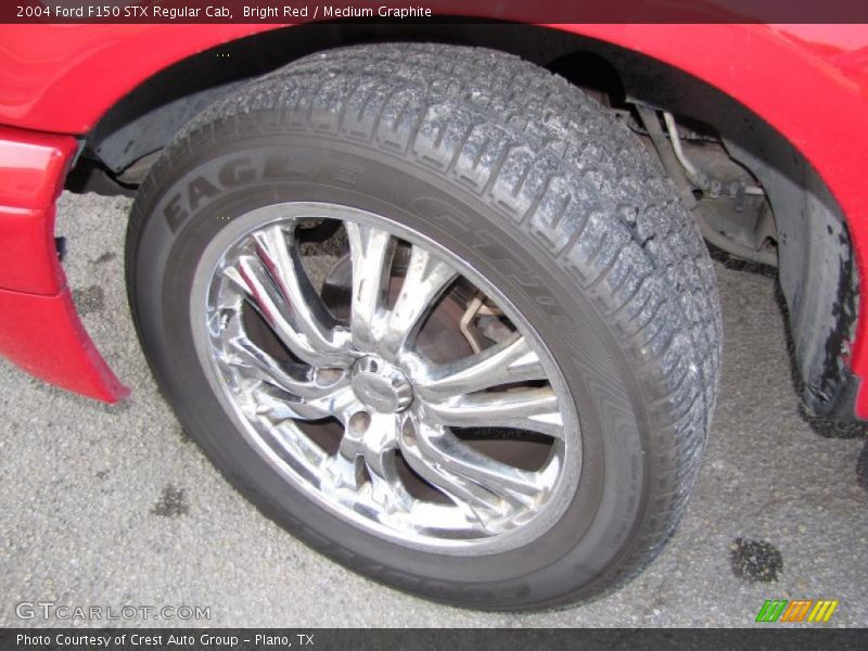 Bright Red / Medium Graphite 2004 Ford F150 STX Regular Cab