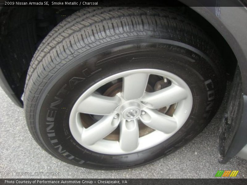 Smoke Metallic / Charcoal 2009 Nissan Armada SE