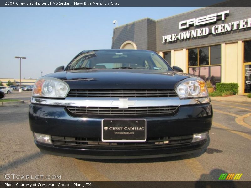 Navy Blue Metallic / Gray 2004 Chevrolet Malibu LT V6 Sedan