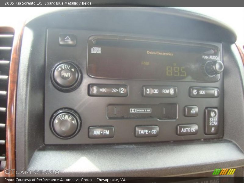Spark Blue Metallic / Beige 2005 Kia Sorento EX