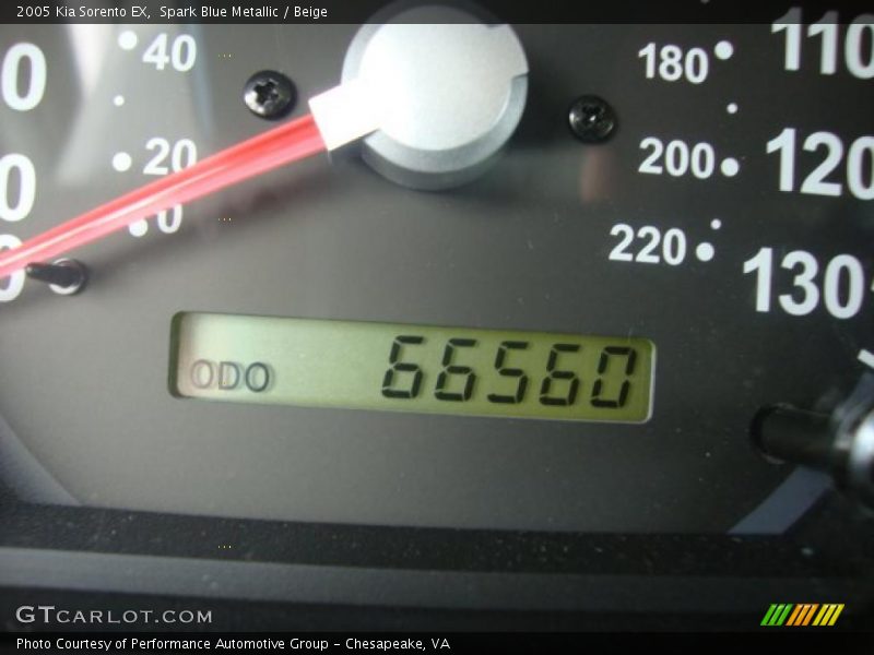 Spark Blue Metallic / Beige 2005 Kia Sorento EX