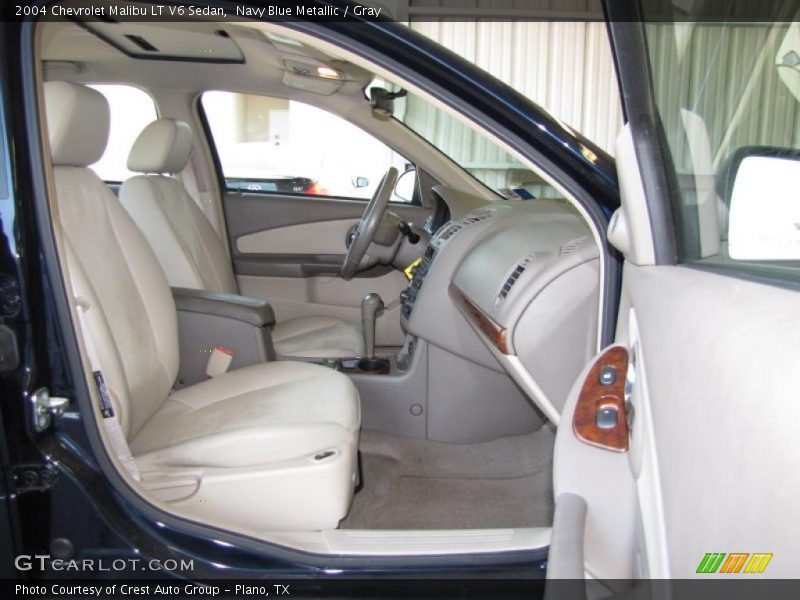 Navy Blue Metallic / Gray 2004 Chevrolet Malibu LT V6 Sedan