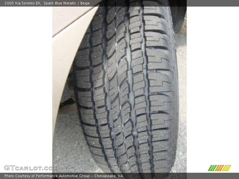 Spark Blue Metallic / Beige 2005 Kia Sorento EX