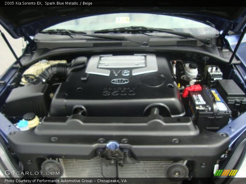 Spark Blue Metallic / Beige 2005 Kia Sorento EX