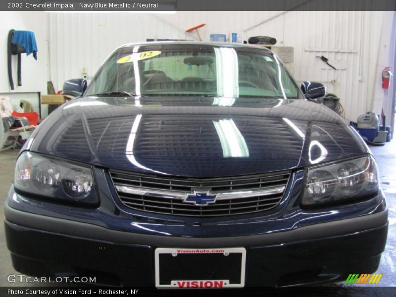 Navy Blue Metallic / Neutral 2002 Chevrolet Impala